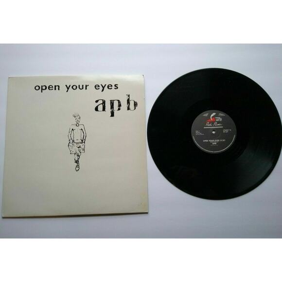 APB Open Your Eyes 12" Vinyl Record 1986 UK Import Post-Punk New Wave - Picture 1 of 4